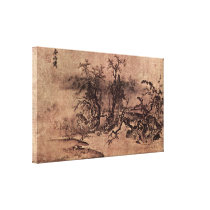 Ma Lin - The scent of spring rain Canvas Print