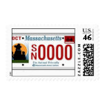 MA Spay Neuter License Plate Postage Stamps