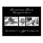 Maasage Therapy Gift Card Post Card