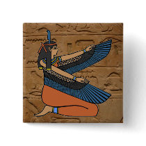 Ma'at Goddess Pin