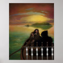 MAAT Tarot  6 of Swords  by Julie Cuccia-Watts posters