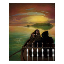 MAAT Tarot 6 of Swords by Julie ... posters by juliecucciawatts MAAT Tarot 6 of Swords by Julie ... posters