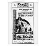 Mabel Normand What Happened to Rosa 1921 Greeting Card