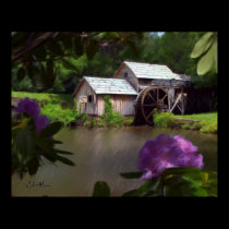 Mabry Mill - Painting posters by evophoto Mabry Mill - Painting posters
