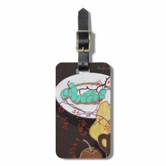 Mabuchi Fruits classic japanese still life vintage Luggage Tags