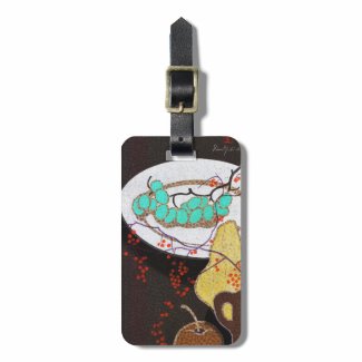 Mabuchi Fruits classic japanese still life vintage Luggage Tags