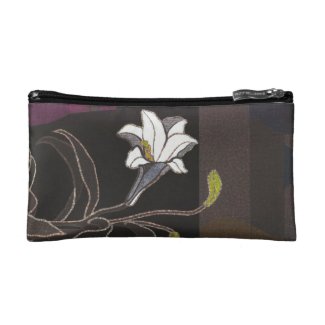 Mabuchi Toru Lilies ukiyo-e vintage fine art Makeup Bag