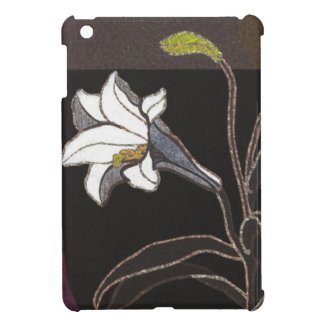 Mabuchi Toru Lilies ukiyo-e vintage fine art Case For The iPad Mini