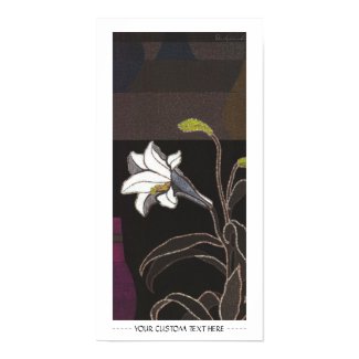 Mabuchi Toru Lilies ukiyo-e vintage fine art Print