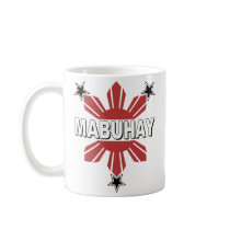 Mabuhay Filipino Sun and Star Mugs