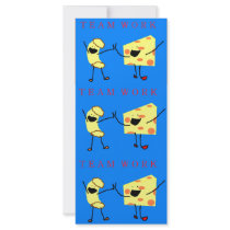 Mac and Cheese Teamwork Bookmark Rack Cards