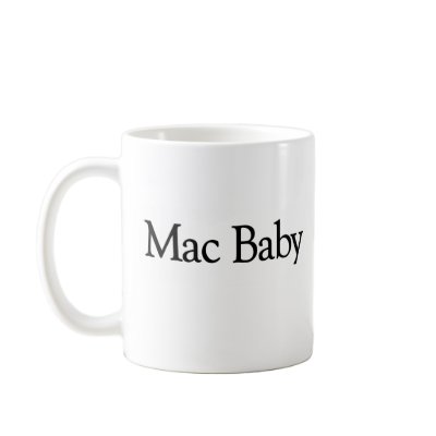 Mac Baby Mug by Coolkidstees