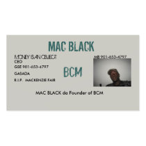 MAC BLACK, CEO, GSE 901-653-4797 business cards by MACBLACK MAC BLACK, CEO, GSE 901-653-4797 business cards