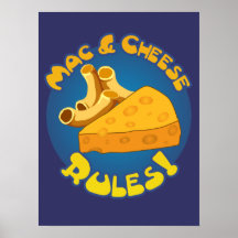 Mac & Cheese Rules Print