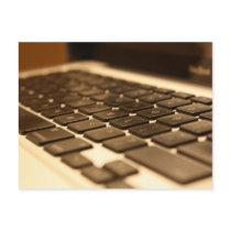 Mac Computer Keyboard Post Card