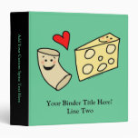 Mac Loves Cheese, Funny Cute Macaroni + Cheese binders
