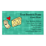 Mac Loves Cheese, Funny Cute Macaroni + Cheese business cards