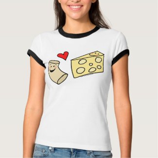 Mac Loves Cheese, Funny Cute Macaroni + Cheese shirt