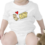 Mac Loves Cheese, Funny Cute Macaroni + Cheese t-shirts
