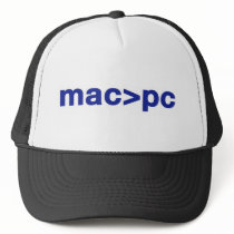 mac > pc hat by teebag mac > pc hat