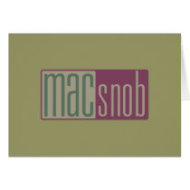 mac snob cards by PureDesign1 mac snob cards