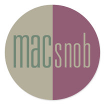 Mac Snob Sticker