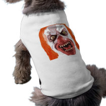 Macabre Clown Dog Tshirt