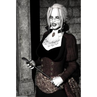 Macabre Mistress Gothic Vampire print