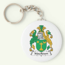 MacAdam Family Crest Keychain