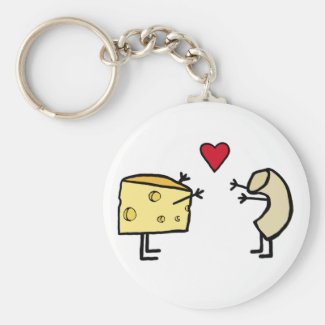 Macaroni and Cheese Keychain