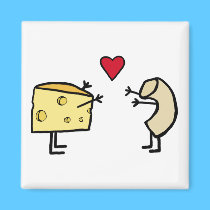 Macaroni and Cheese magnet magnets