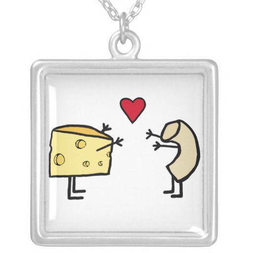 Macaroni and Cheese Necklace