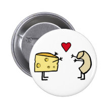 Macaroni and Cheese Pinback Button