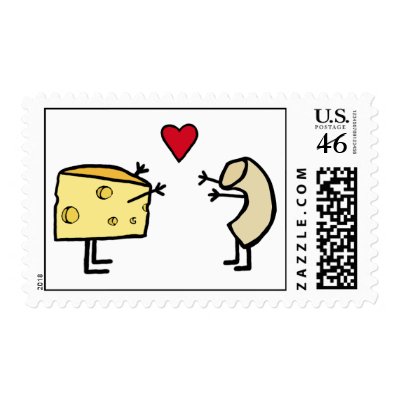 Macaroni and Cheese Stamp by slamdunksapparel