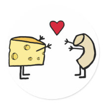 Macaroni and Cheese stickers by slamdunksapparel Macaroni and Cheese stickers