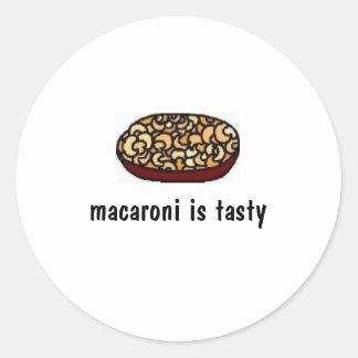 Macaroni Stickers | Zazzle