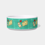 Macaroni Loves Cheese, Cute Mac N Cheese Cartoon pet bowls