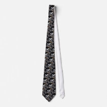 Macaroni Penguin Sitting On Egg Custom Tie