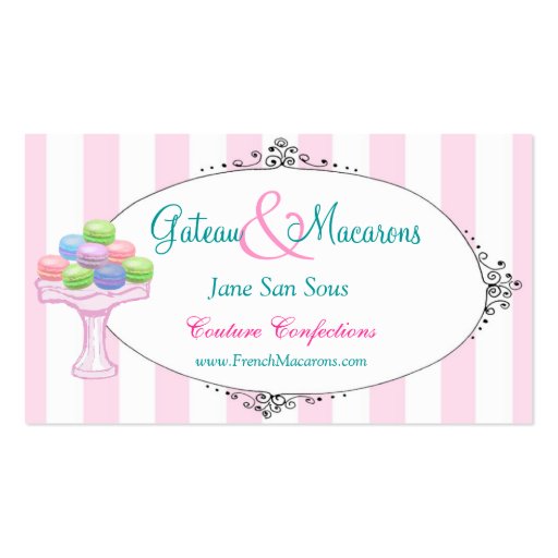 Macarons Business Card