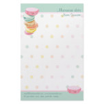 Macarons dots Stationery