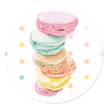 Macarons dots Sticker stickers
