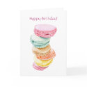 Macaroons Birthday Card