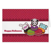 Macarrones de Halloween Felicitaciones