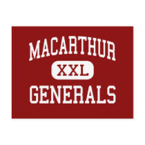 MacArthur - Generals - Middle - Berkeley Illinois Post Card