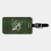 MacArthur Tartan Lion Bag Tags
