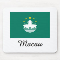 Macau Flag Design mousepads by flagshirt Macau Flag Design mousepads