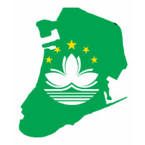 Macau flag map t-shirts by FlagStore Macau flag map t-shirts