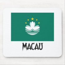 Macau Flag mousepads by flagshirt Macau Flag mousepads
