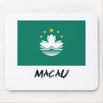 Macau Flag mousepads by flagshirt Macau Flag mousepads