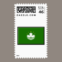 Macau Flag stamps